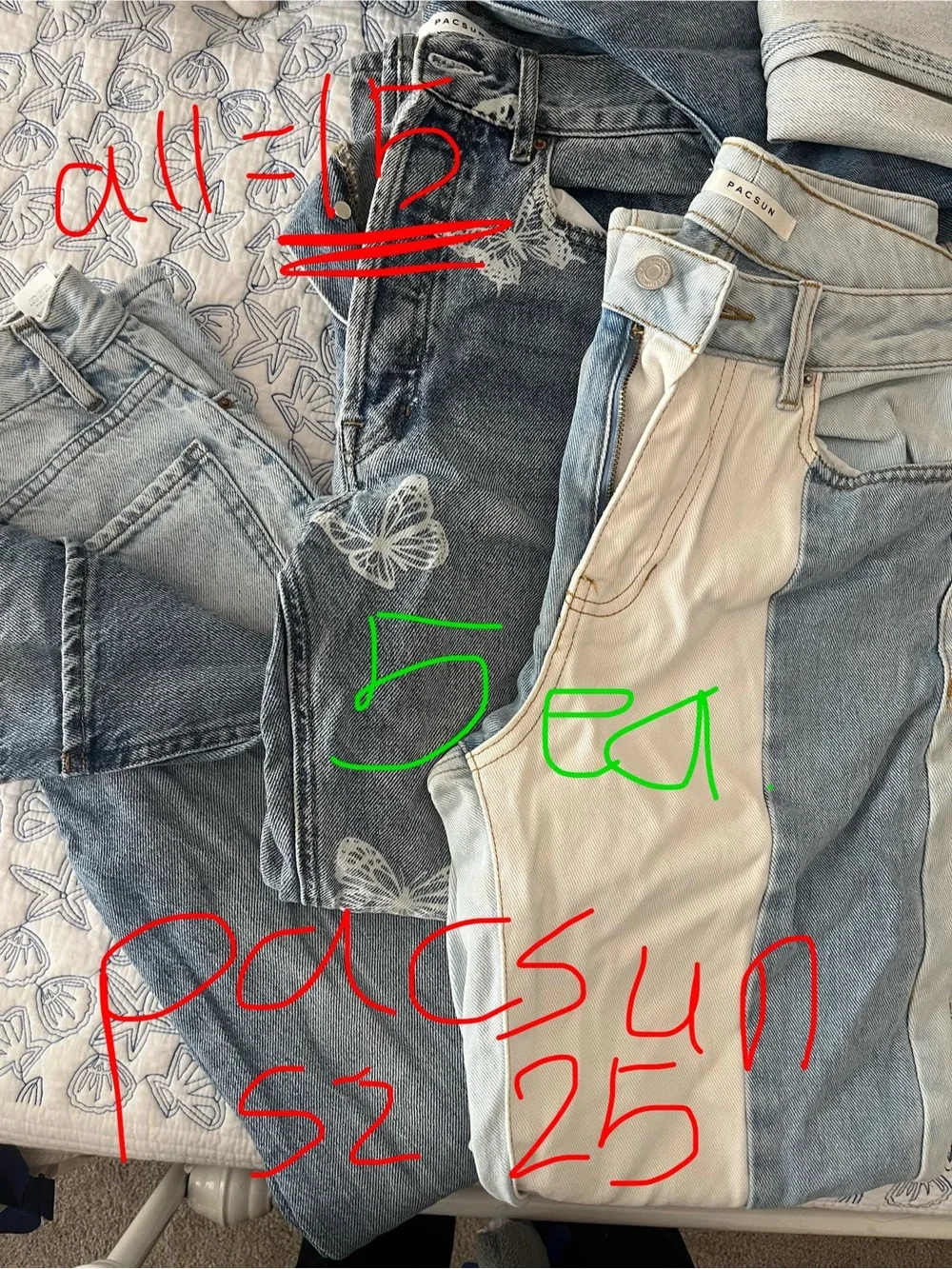 Women’s jeans etc sz 24-25
